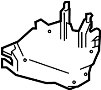 View Door Lock Rod Cover (Lower) Full-Sized Product Image