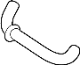 View Turbocharger Inlet Hose (Lower) Full-Sized Product Image