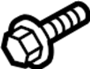 View License Plate Bracket Screw Full-Sized Product Image