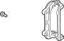 View Disc Brake Caliper Bracket Full-Sized Product Image 1 of 3