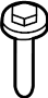 View Rack and Pinion Bolt Full-Sized Product Image