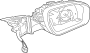 Image of Door Mirror (Rear) image for your 2020 Land Rover Range Rover Evoque  R-Dynamic HSE Sport Utility 