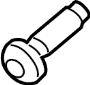 View Door Mirror Screw Full-Sized Product Image