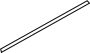 View Door Reveal Molding (Rear, Upper) Full-Sized Product Image 1 of 2