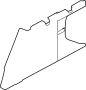 View Interior Quarter Panel Trim Panel (Lower) Full-Sized Product Image 1 of 2