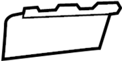 Image of Fog Light Trim image for your 2016 Land Rover Range Rover Evoque   