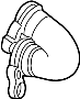 View Hose. Coolant. Water. (Rear) Full-Sized Product Image