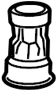 View A/C Receiver Drier Cap Full-Sized Product Image