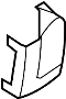 Image of Fender Molding (Lower) image for your 2023 Land Rover Defender 90  X Sport Utility 