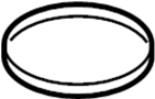Image of Fuel Injection Throttle Body Mounting Gasket image for your Land Rover