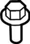 View Bolt. Mount. Transmission. Bracket. (Upper) Full-Sized Product Image