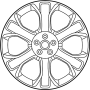 Image of Wheel image for your 2020 Land Rover Range Rover Evoque   
