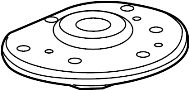 View Suspension Strut Mount (Upper, Lower) Full-Sized Product Image