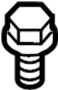 View Screw. Shield. Support. Stud. (Front, Rear, Lower) Full-Sized Product Image
