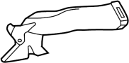 Image of Instrument Panel Air Duct (Rear, Lower) image for your Land Rover