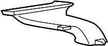 Image of Instrument Panel Air Duct (Rear, Upper) image for your Land Rover