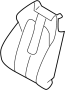 Image of Seat Back Cushion Cover image for your 2009 Land Rover LR3   