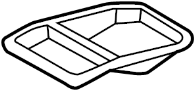 Image of Console Tray image for your 2023 Land Rover Discovery  R-Dynamic S Sport Utility 
