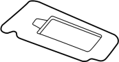 Image of Sun Visor image for your 2017 Land Rover Discovery   