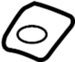 Image of Spacer. SunVISO. SunVisor. Headliner Spacer. Sun. image for your 2022 Land Rover Defender 110  V8 Carpathian Edition Sport Utility 