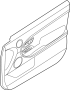 Image of Door Interior Trim Panel image for your 2023 Land Rover Range Rover Evoque  Bronze Collection Sport Utility 