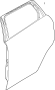 Image of Door Shell (Rear) image for your 2011 Land Rover Range Rover Sport   