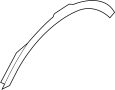 Image of Wheel Arch Molding (Rear) image for your 2021 Land Rover Range Rover Evoque  R-Dynamic SE Sport Utility 