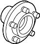 Image of Wheel Hub (Rear) image for your 2011 Land Rover LR2   