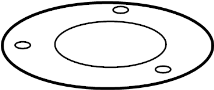 View Insulator. Strut. Mount. SUSPENSION. Bracket.  Full-Sized Product Image