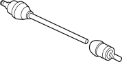 Image of CV Axle Assembly image for your 2020 Land Rover Range Rover Evoque  SE Sport Utility 