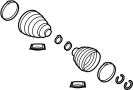 View CV Joint Boot Kit Full-Sized Product Image
