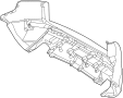 Image of Bumper Cover (Rear, Lower) image for your 2016 Land Rover Range Rover Evoque  HSE Dynamic Sport Utility 