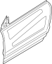Image of Door Shell (Left, Front) image for your 2023 Land Rover Range Rover Evoque   