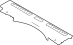 Image of Liftgate Trim Scuff Plate (Rear) image for your 2014 Land Rover Range Rover  HSE Sport Utility 