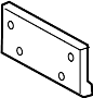 Image of License Plate Bracket image for your 2021 Land Rover Range Rover Evoque   