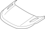 Image of Hood Panel image for your 2022 Land Rover Range Rover Velar  R-Dynamic HSE Sport Utility 