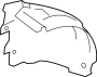 Image of Fender Splash Shield image for your 2022 Land Rover Range Rover Evoque  S Sport Utility 