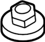 View Steering Tie Rod Nut Full-Sized Product Image