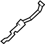 View Body A-Pillar Trim Panel Bracket Full-Sized Product Image 1 of 1