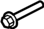 Image of Control. Arm. Screw. Suspension. Nut. Retainer. (Lower). A Screw used to secure. image for your 2020 Land Rover Range Rover Evoque  R-Dynamic HSE Sport Utility 