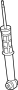 Image of Suspension Shock Absorber image for your 1996 Land Rover Range Rover   