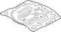 Image of Floor Pan (Rear) image for your 2022 Land Rover Range Rover Velar   