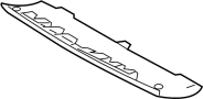 Image of Bumper Cover Spacer Panel (Rear, Lower) image for your 2021 Land Rover Range Rover Evoque  R-Dynamic S Sport Utility 