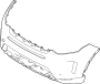 Image of Bumper Cover (Front) image for your 2021 Land Rover Range Rover Evoque   