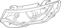 Image of Headlight Assembly image for your 2023 Land Rover Defender 90   