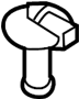 View Radiator Air Seal Clip Full-Sized Product Image 1 of 3
