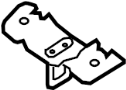 Image of Hood Latch Striker Plate (Left) image for your 2010 Land Rover Range Rover   