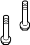View Suspension Control Arm Bolt (Rear, Upper, Lower) Full-Sized Product Image 1 of 2
