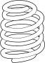 Image of Coil Spring image for your 2023 Land Rover Discovery Sport  R-Dynamic S Sport Utility 