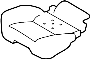 Image of Seat Cushion Pad (Rear) image for your 2023 Land Rover Discovery  S Sport Utility 